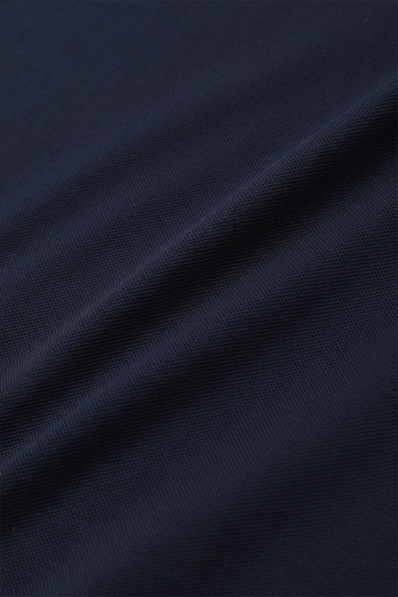 Pique Tipped Polo | Navy NNY096 Pique Tipped Polo | Navy NNY096