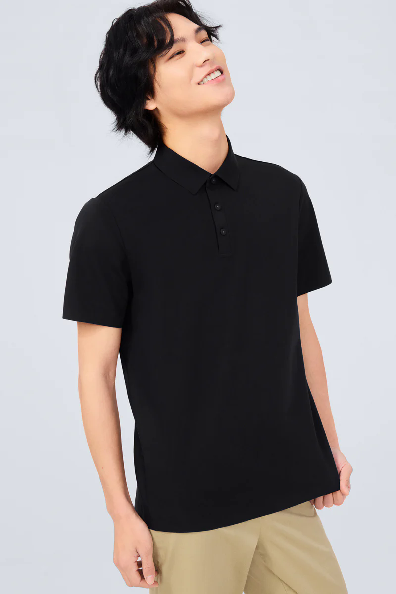 InstantCool Jersey Polo | Black BKFD01 InstantCool Jersey Polo | Black BKFD01