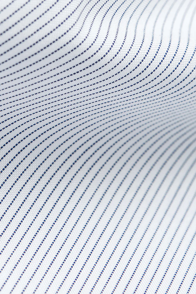 Wrinkle-Free Pinpoint Oxford Dress Shirt | Navy Stripes 1143NZ Wrinkle-Free Pinpoint Oxford Dress Shirt | Navy Stripes 1143NZ