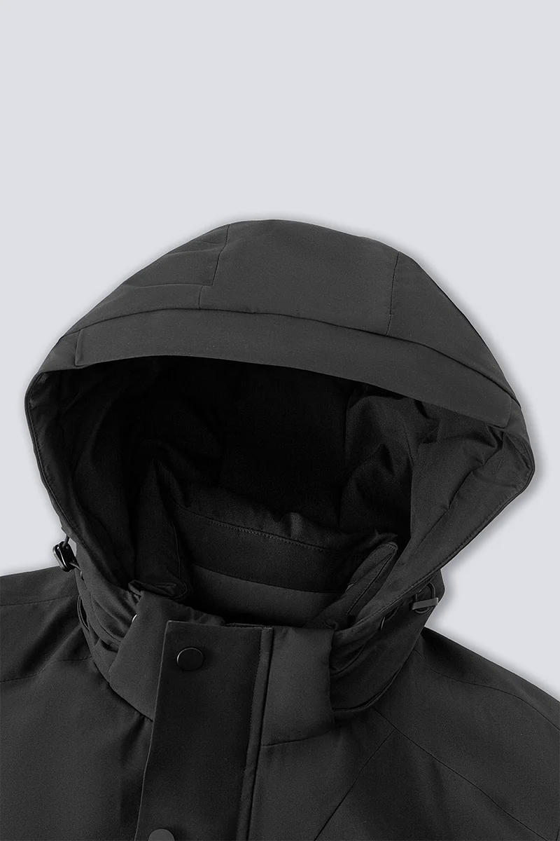 Graphene-Lined Down Parka Jacket | Black BKFD01 Graphene-Lined Down Parka Jacket | Black BKFD01