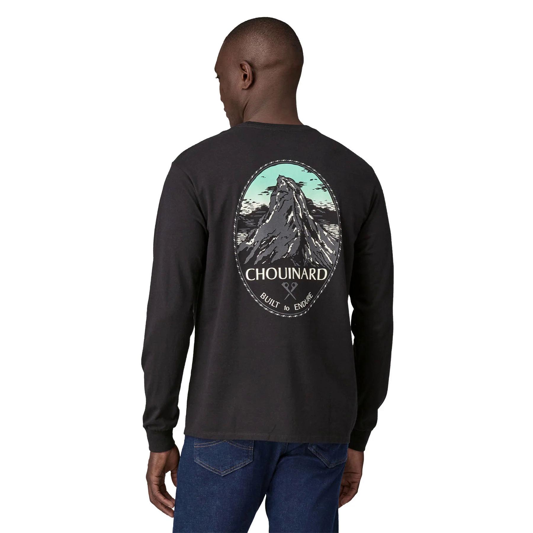 Men's Long-Sleeved Chouinard Crest Responsibili-Tee® Men's Long-Sleeved Chouinard Crest Responsibili-Tee®