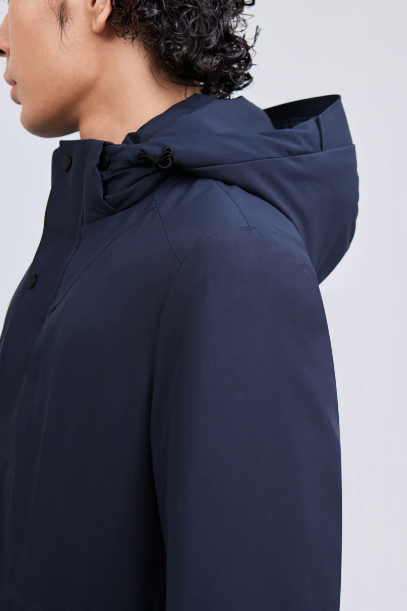 Graphene-Lined Down Parka Jacket | Ink Blue KBL000 Graphene-Lined Down Parka Jacket | Ink Blue KBL000