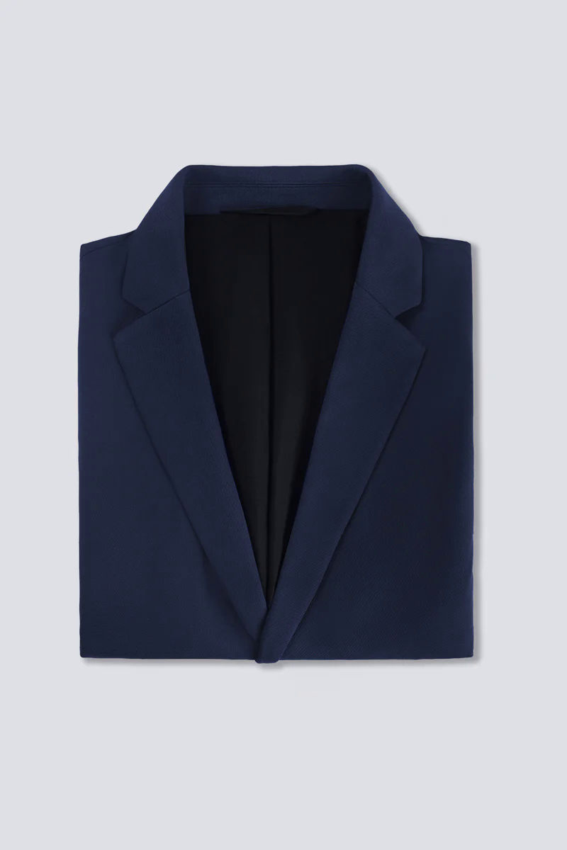 CottonSTRETCH Lightweight Knit Smart Blazer | Navy NNY096 CottonSTRETCH Lightweight Knit Smart Blazer | Navy NNY096