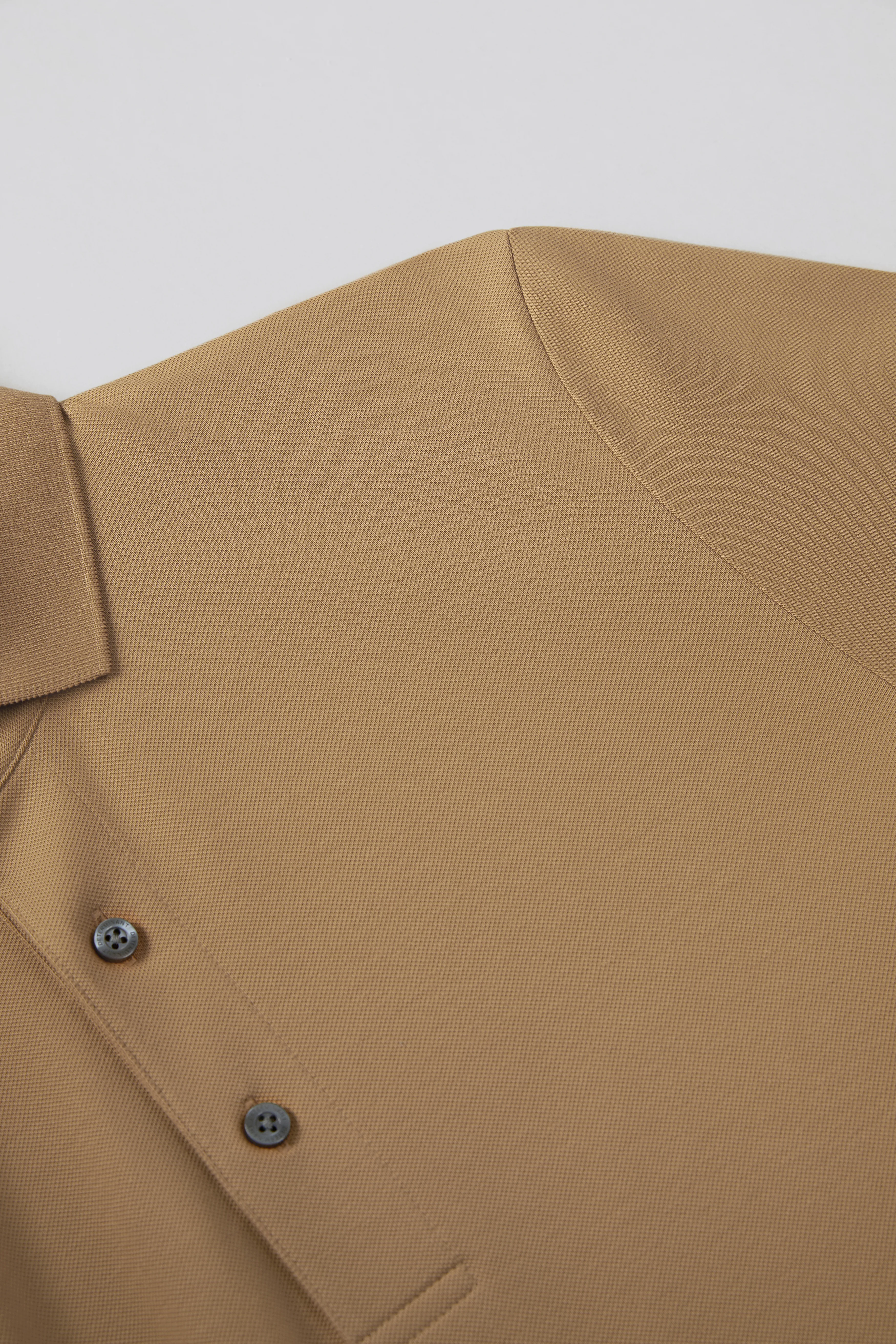 Pique Long Sleeve Polo | Khaki KE0178 Pique Long Sleeve Polo | Khaki KE0178