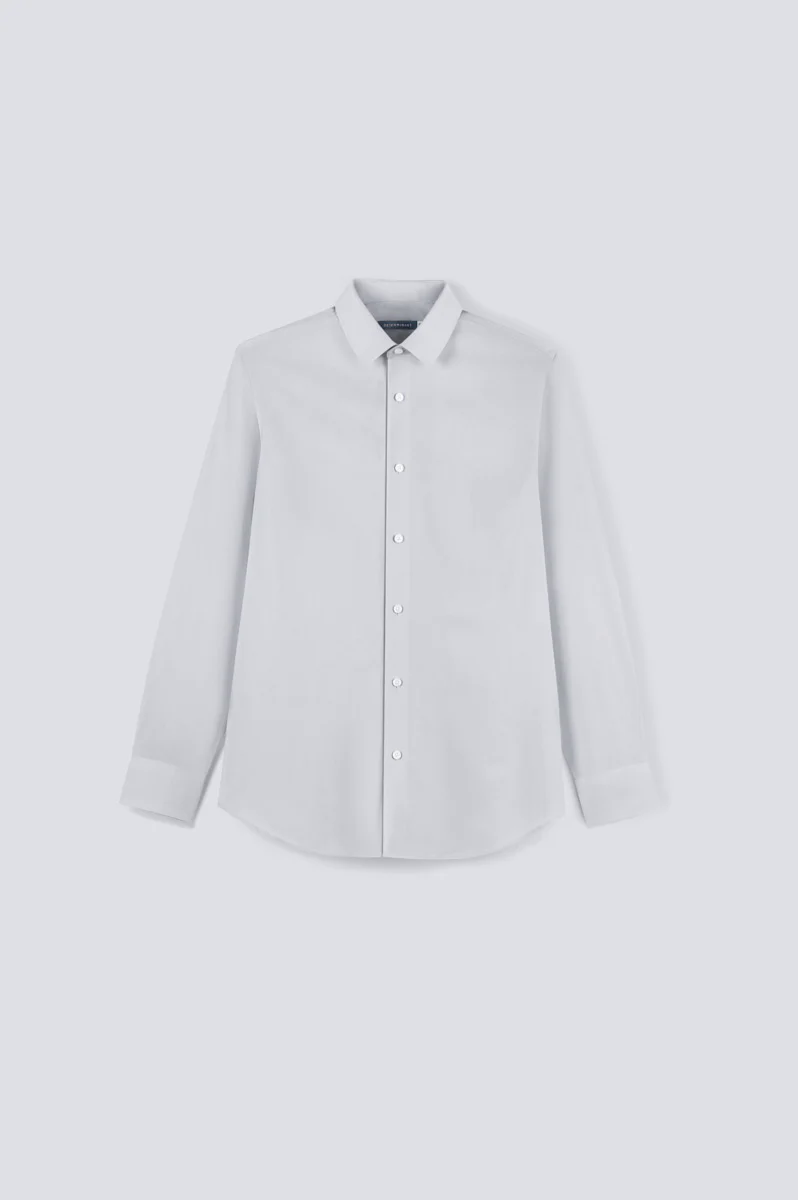 CottonSTRETCH Twill Dress Shirt | Pale Grey 13141N CottonSTRETCH Twill Dress Shirt | Pale Grey 13141N