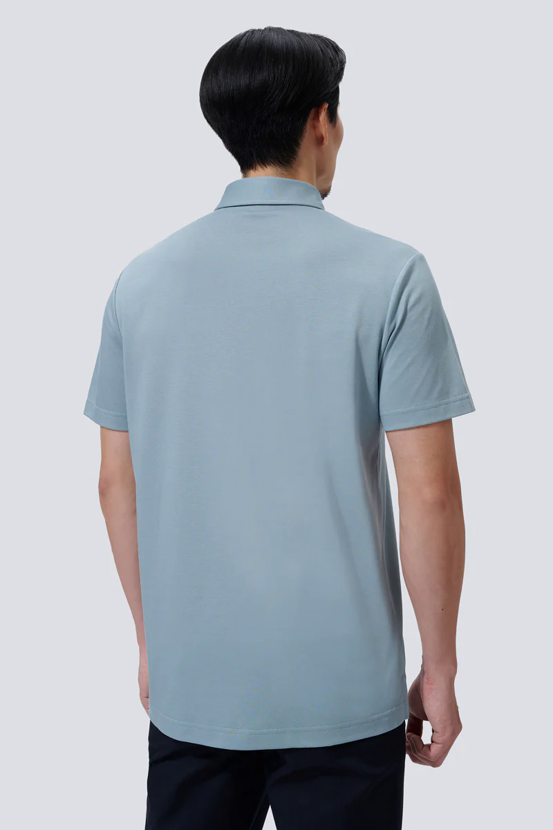 Supreme Cotton-Silk Pique Polo | Green GYE112 Supreme Cotton-Silk Pique Polo | Green GYE112