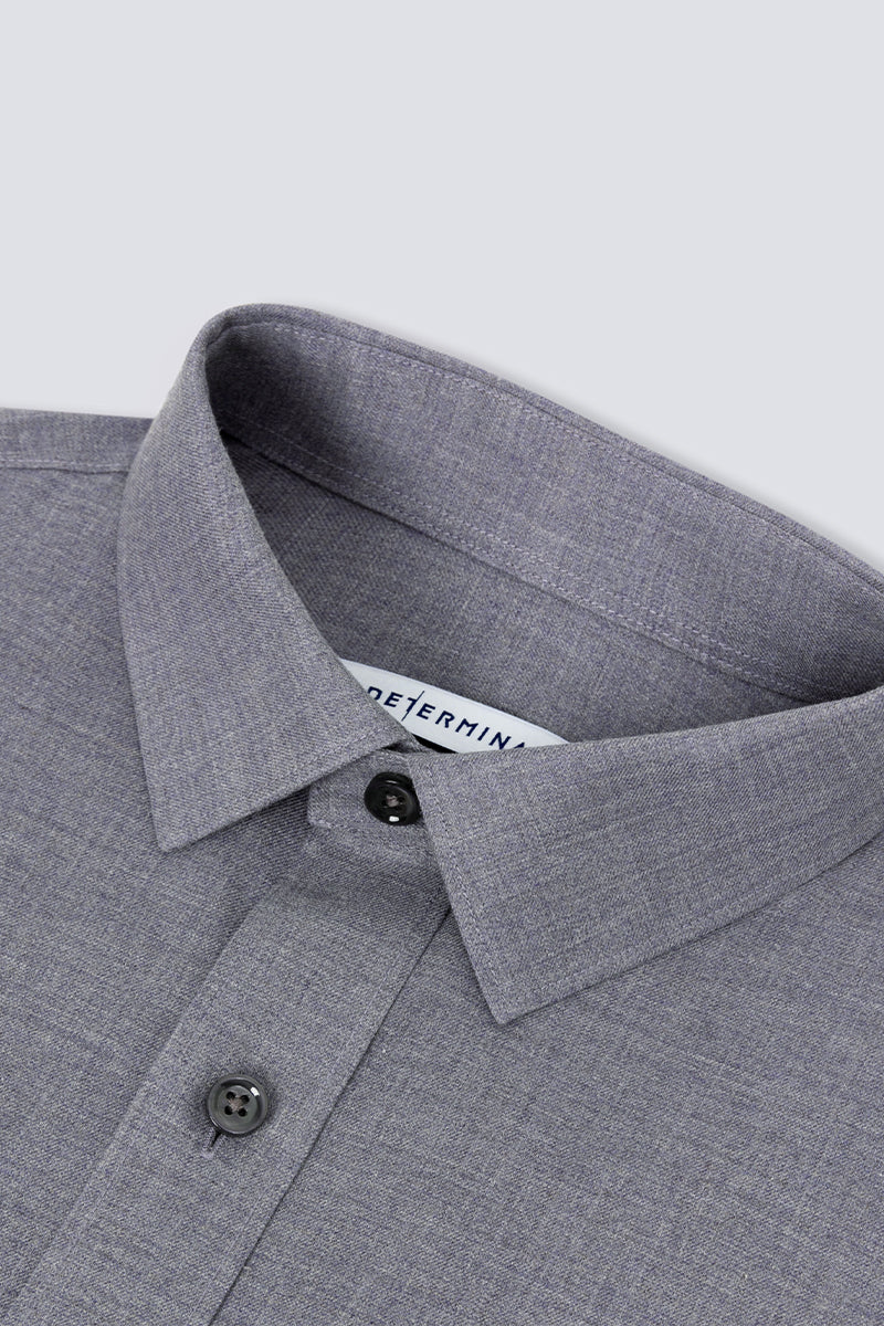 Supreme Cotton-Yak Twill Dress Shirt | Stone Grey 0372DK Supreme Cotton-Yak Twill Dress Shirt | Stone Grey 0372DK