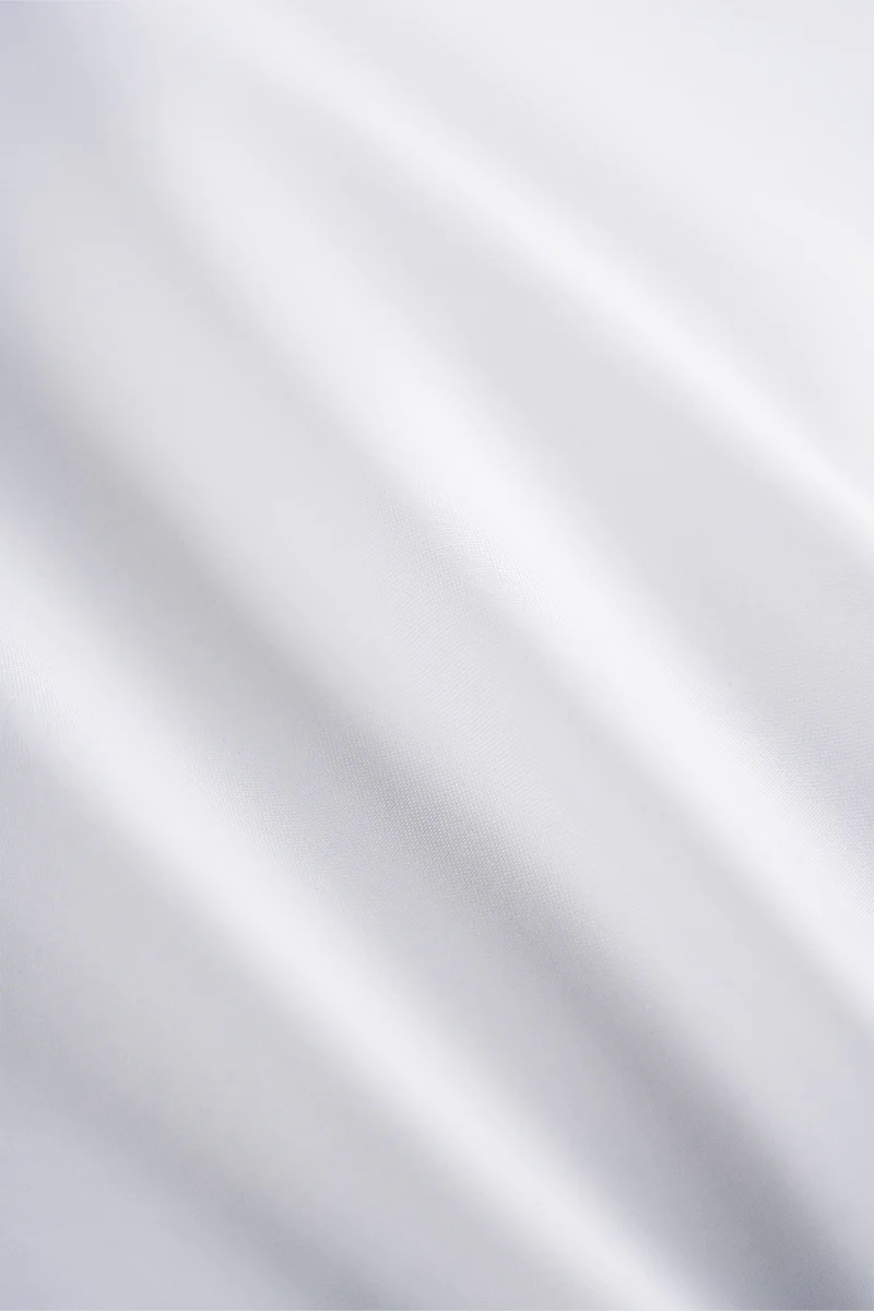 Wrinkle-Free Pinpoint Oxford Pocket Dress Shirt | White WH001Z