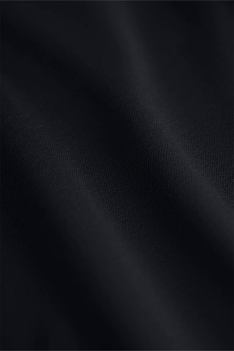 3-Button Pique Polo | Black BKFD01 3-Button Pique Polo | Black BKFD01