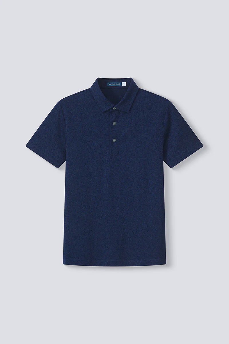 Waterless Dye Jersey Polo | Dark Blue BL3012