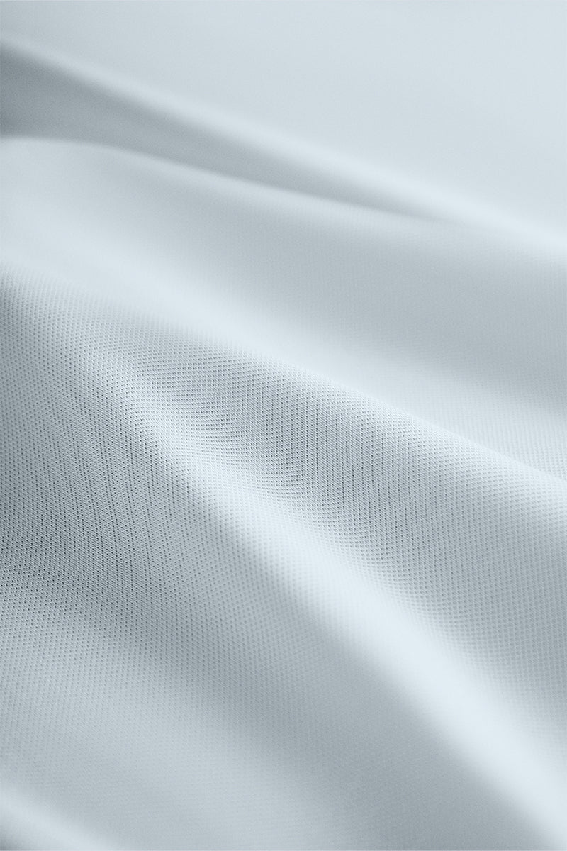 Pique Tipped Polo | Light Blue BLE237