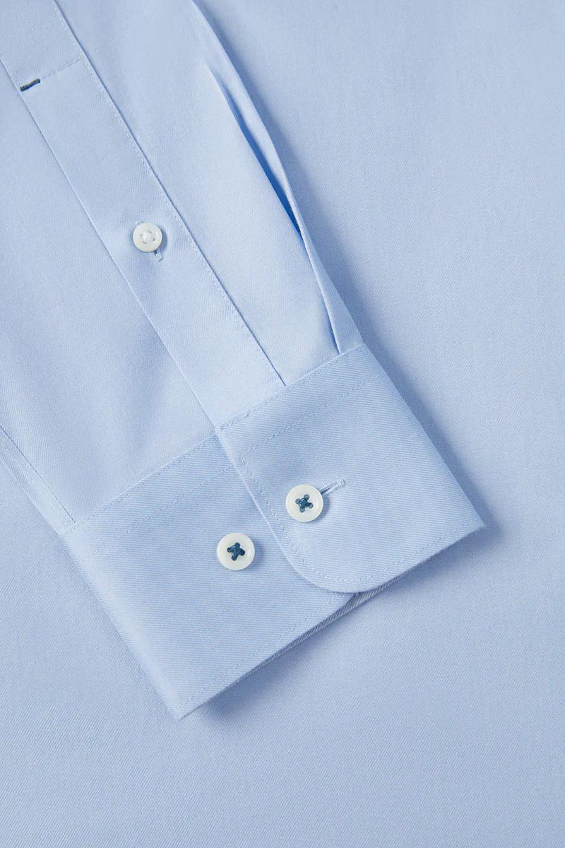 Twill Button-Down Smart Shirt | Light Blue 9773NZ Twill Button-Down Smart Shirt | Light Blue 9773NZ