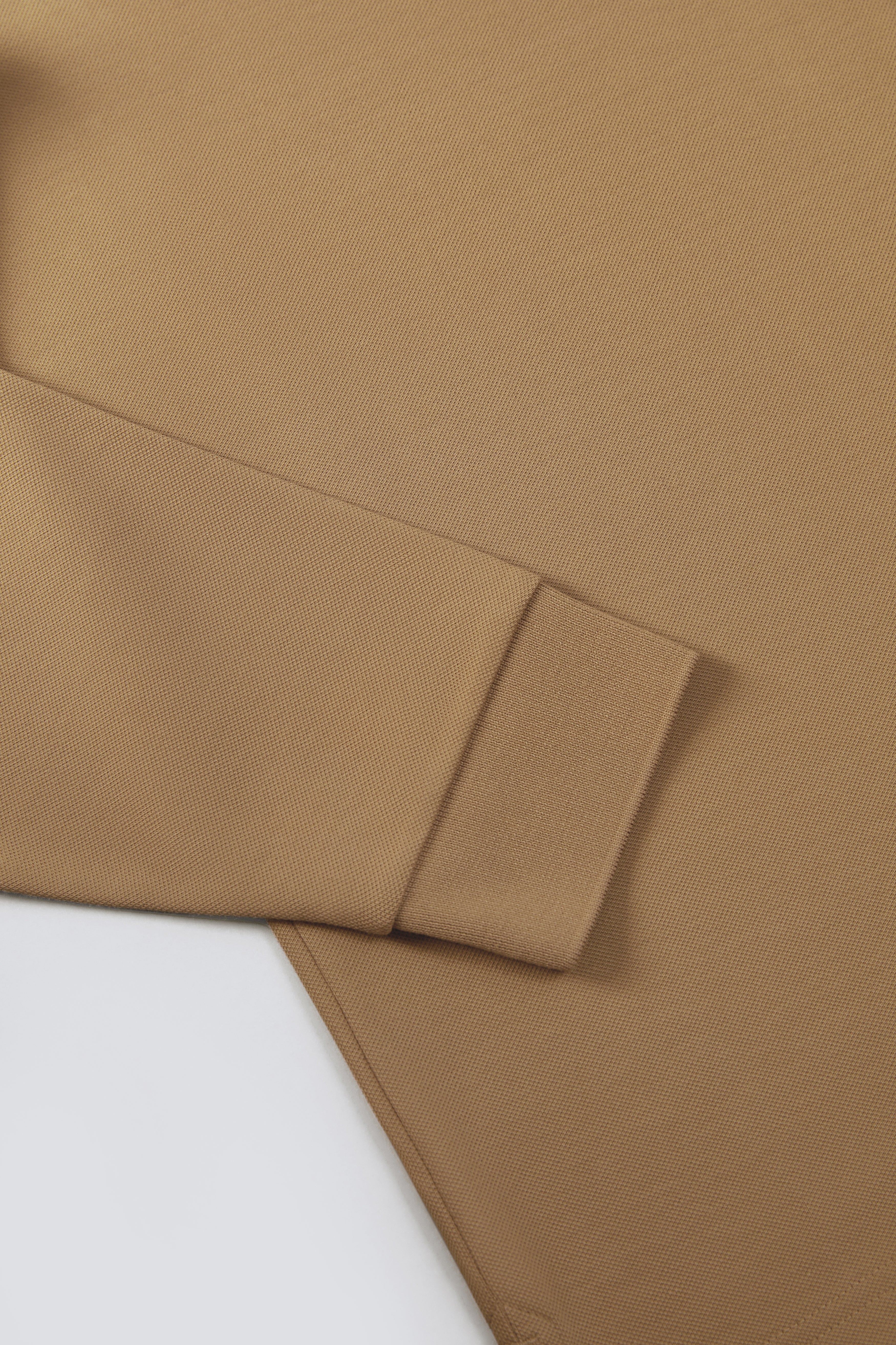 Pique Long Sleeve Polo | Khaki KE0178 Pique Long Sleeve Polo | Khaki KE0178