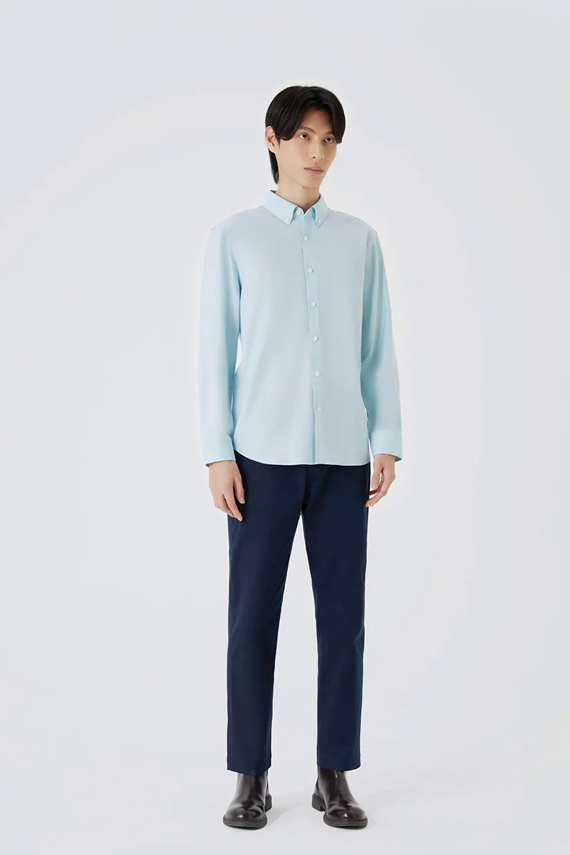 Twill Button-Down Smart Shirt | Mint 7560NZ