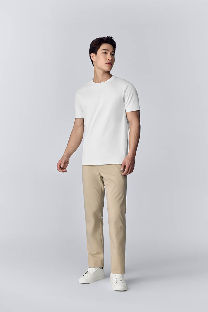Waffle Crew Neck T-Shirt | White WH001Z Waffle Crew Neck T-Shirt | White WH001Z