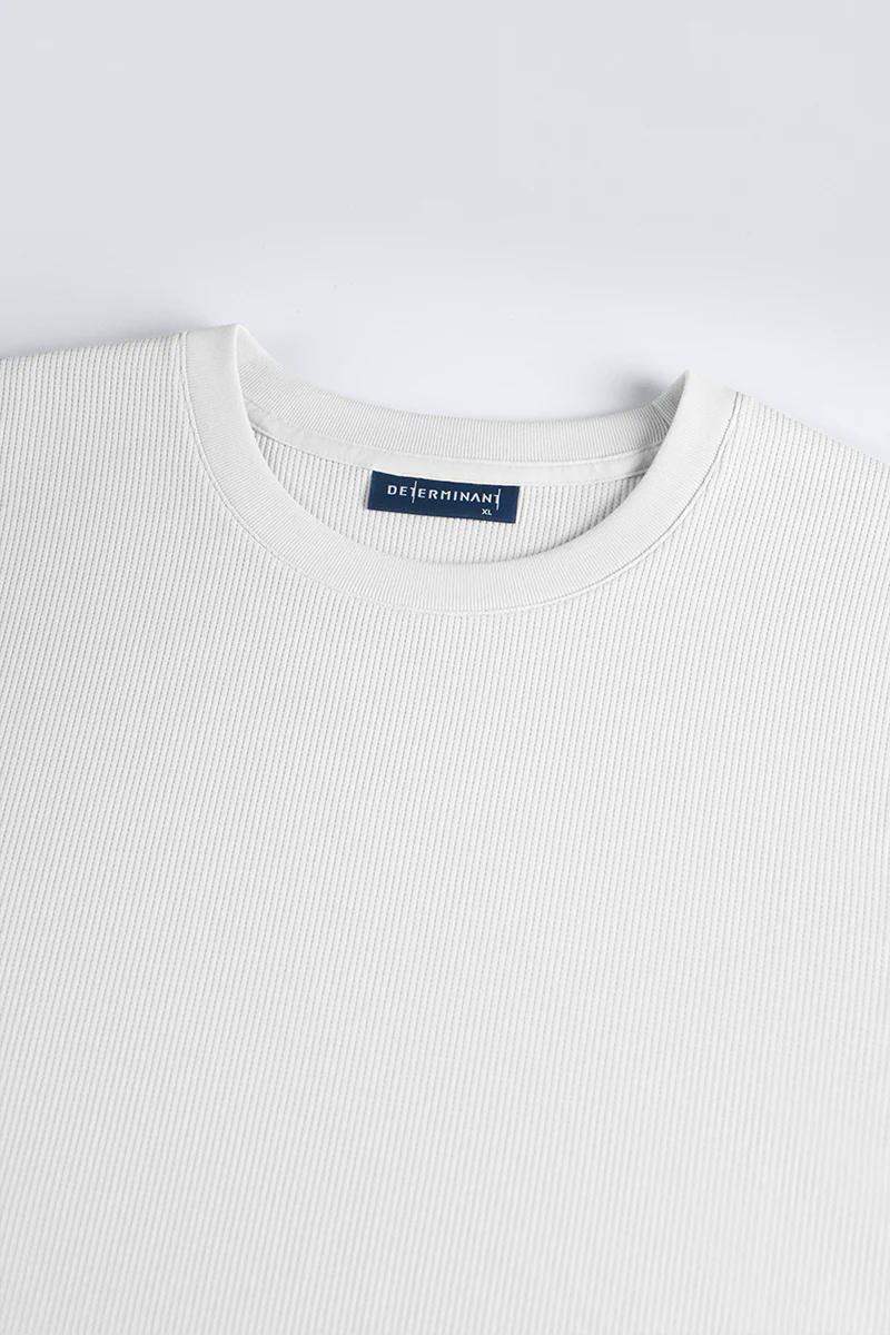 Waffle Crew Neck T-Shirt | White WH001Z Waffle Crew Neck T-Shirt | White WH001Z