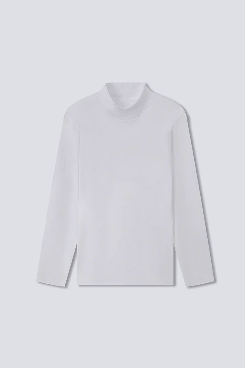 HeatGuard Mock Neck Long Sleeve T-Shirt | White WH001Z HeatGuard Mock Neck Long Sleeve T-Shirt | White WH001Z