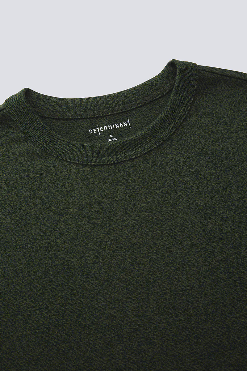 Waterless Dye Relaxed-Fit T-Shirt  | Dark Green GN0609
