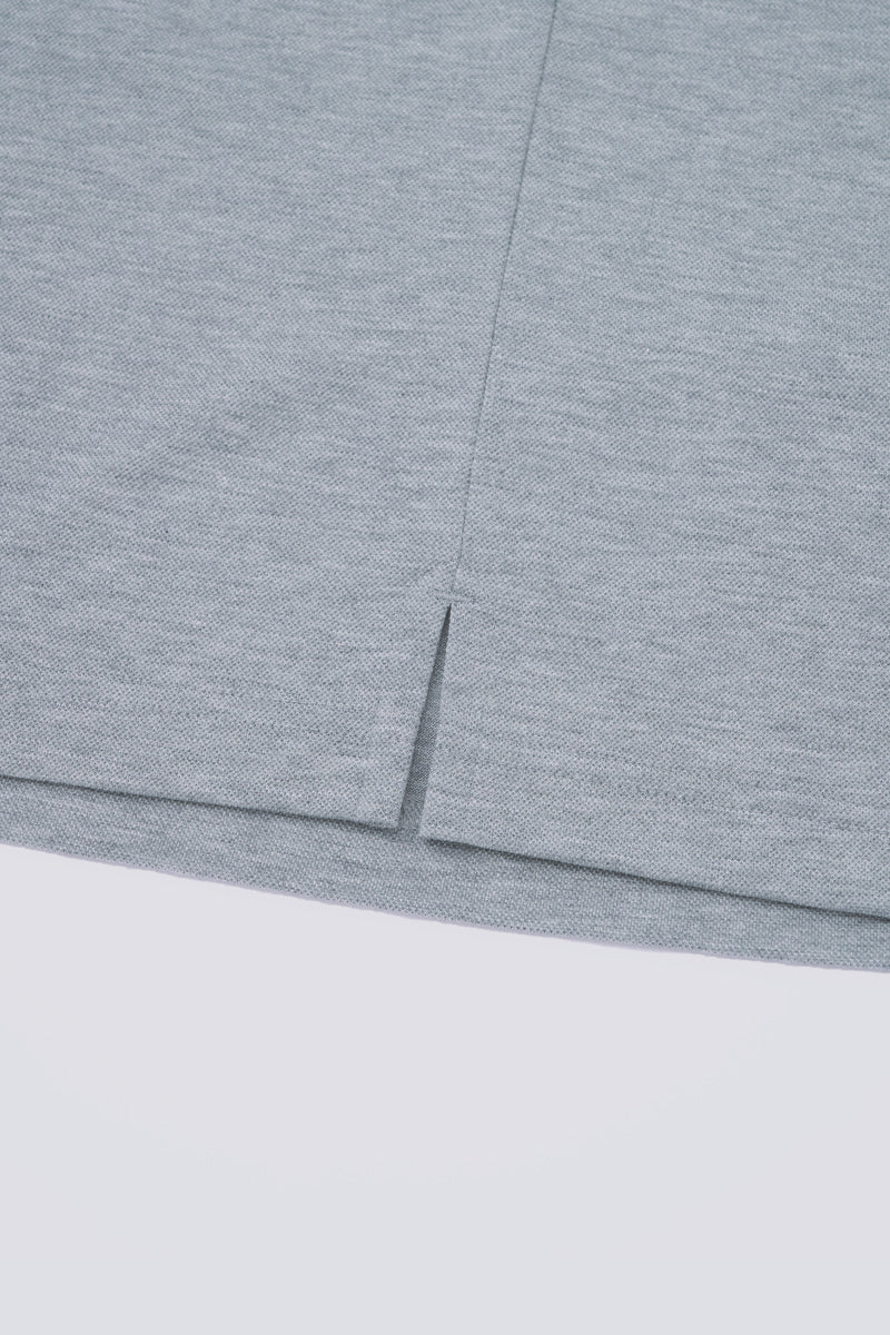 Supreme Cotton-Silk Pique Polo | Grey BC5028 Supreme Cotton-Silk Pique Polo | Grey BC5028