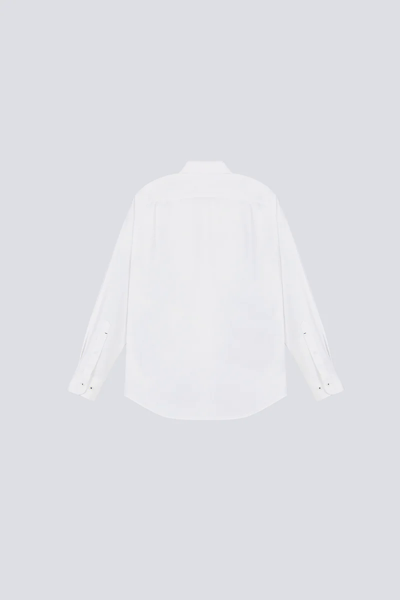 Twill Button-Down Smart Shirt | White WH001Z Twill Button-Down Smart Shirt | White WH001Z
