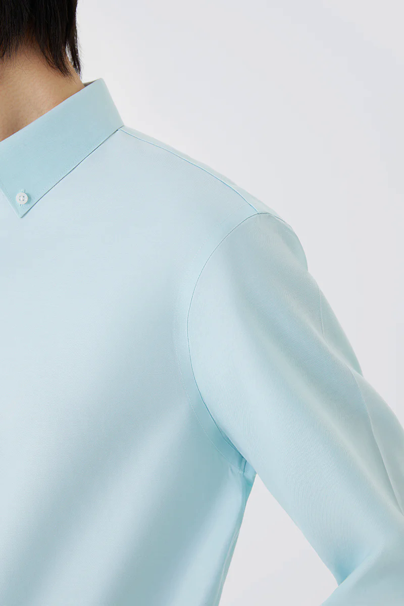 Twill Button-Down Smart Shirt | Mint 7560NZ Twill Button-Down Smart Shirt | Mint 7560NZ