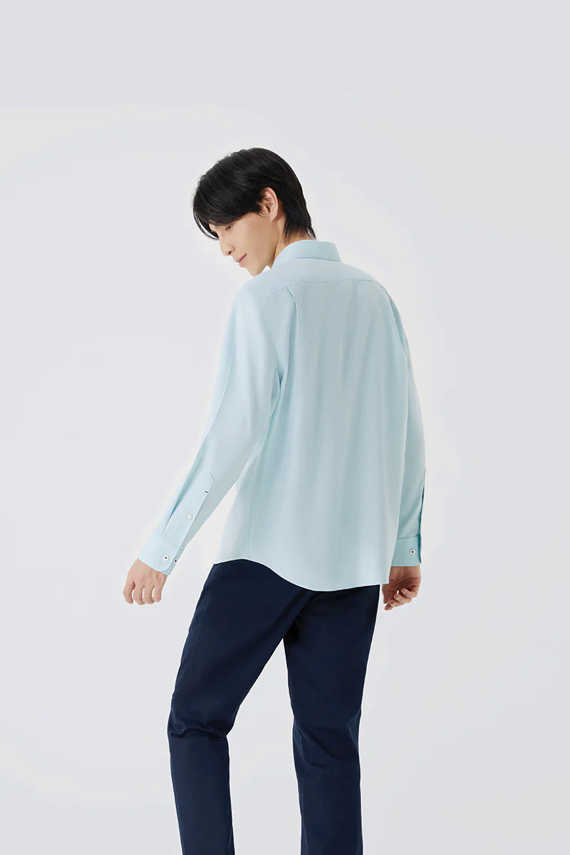 Twill Button-Down Smart Shirt | Mint 7560NZ Twill Button-Down Smart Shirt | Mint 7560NZ
