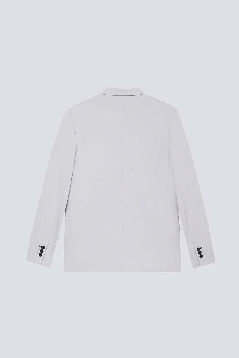 CottonSTRETCH Lightweight Knit Smart Blazer | Light Grey GYE126 CottonSTRETCH Lightweight Knit Smart Blazer | Light Grey GYE126