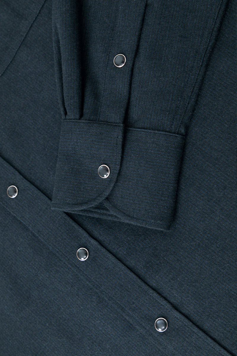HeatGuard Casual Shirt Jacket | Navy Semi Plain 6099NZ HeatGuard Casual Shirt Jacket | Navy Semi Plain 6099NZ
