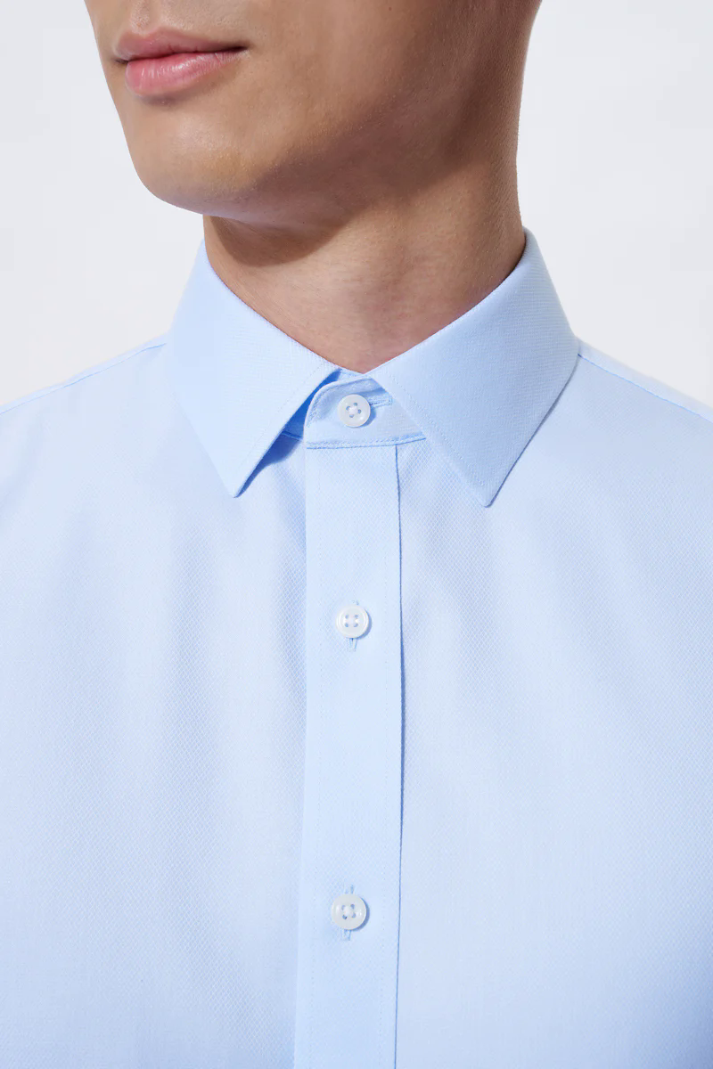 Dobby Dress Shirt | Light Blue 2408NZ Dobby Dress Shirt | Light Blue 2408NZ
