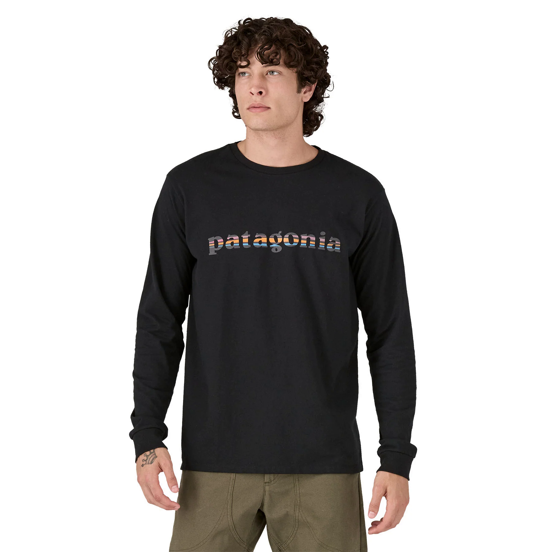 Men's Long-Sleeved '73 Text Logo Responsibili-Tee® Men's Long-Sleeved '73 Text Logo Responsibili-Tee®