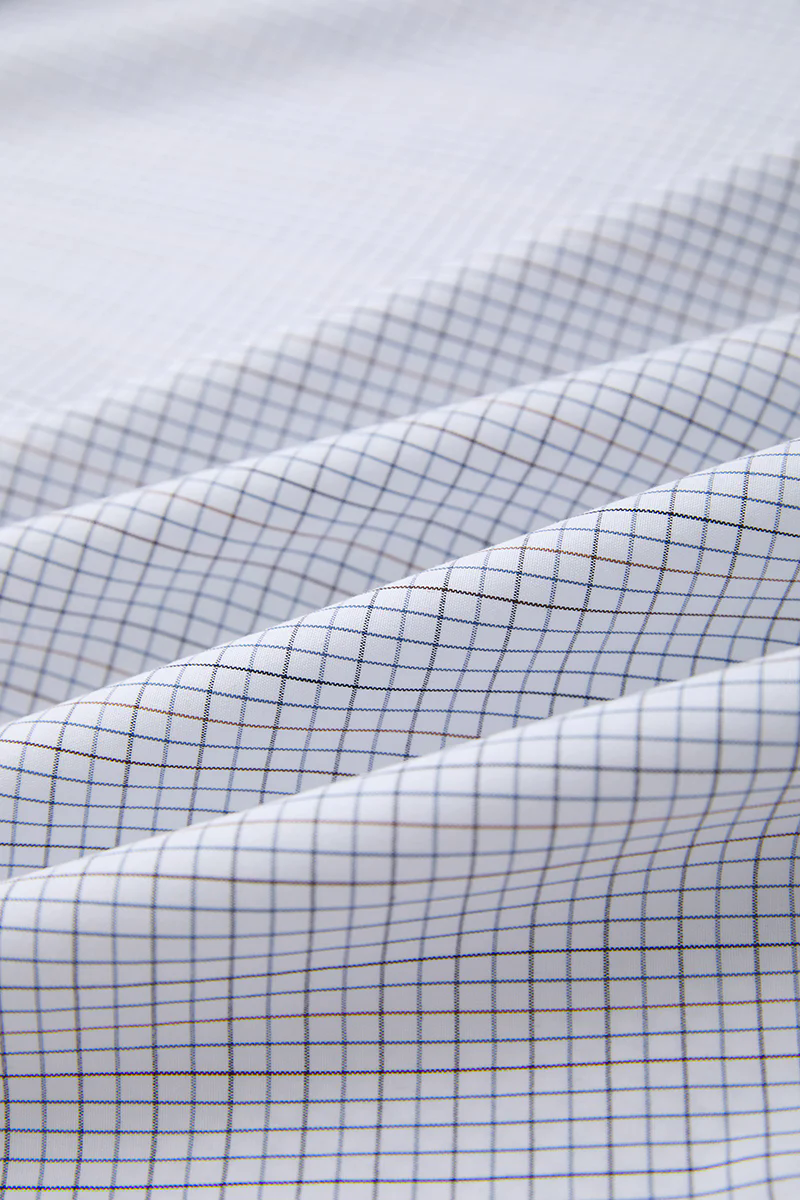 Waterless Dye Dress Shirt | White Multi-Check 20812N Waterless Dye Dress Shirt | White Multi-Check 20812N