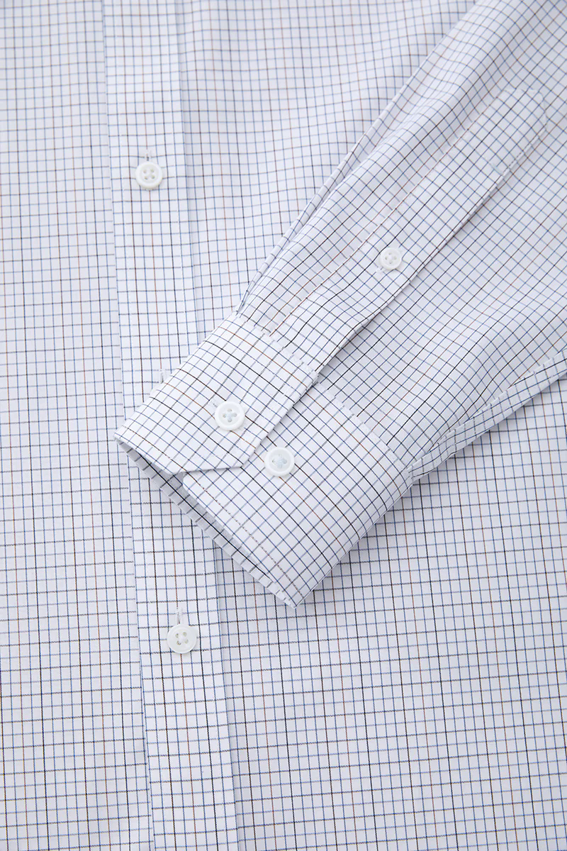 Waterless Dye Dress Shirt | White Multi-Check 20812N Waterless Dye Dress Shirt | White Multi-Check 20812N