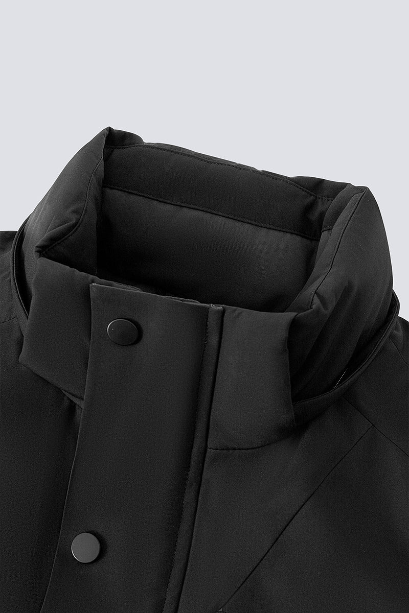 Graphene-Lined Down Parka Jacket | Black BKFD01 Graphene-Lined Down Parka Jacket | Black BKFD01