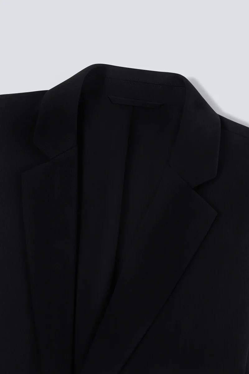 CottonSTRETCH Lightweight Knit Smart Blazer | Black BKFD01 CottonSTRETCH Lightweight Knit Smart Blazer | Black BKFD01