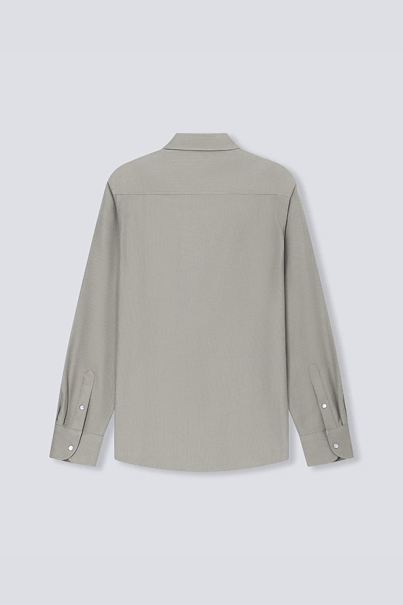 HeatGuard Casual Shirt Jacket | Khaki Semi Plain 6100NZ HeatGuard Casual Shirt Jacket | Khaki Semi Plain 6100NZ