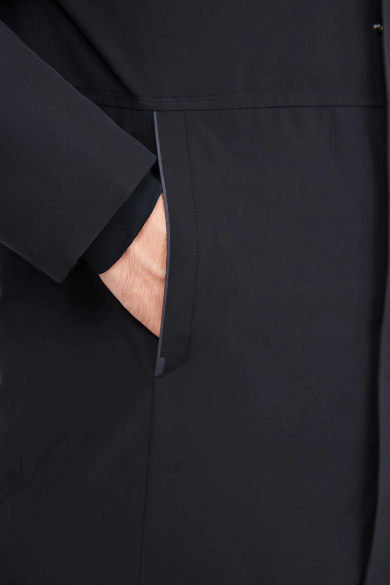 Graphene-Lined Down Parka Jacket | Black BKFD01 Graphene-Lined Down Parka Jacket | Black BKFD01