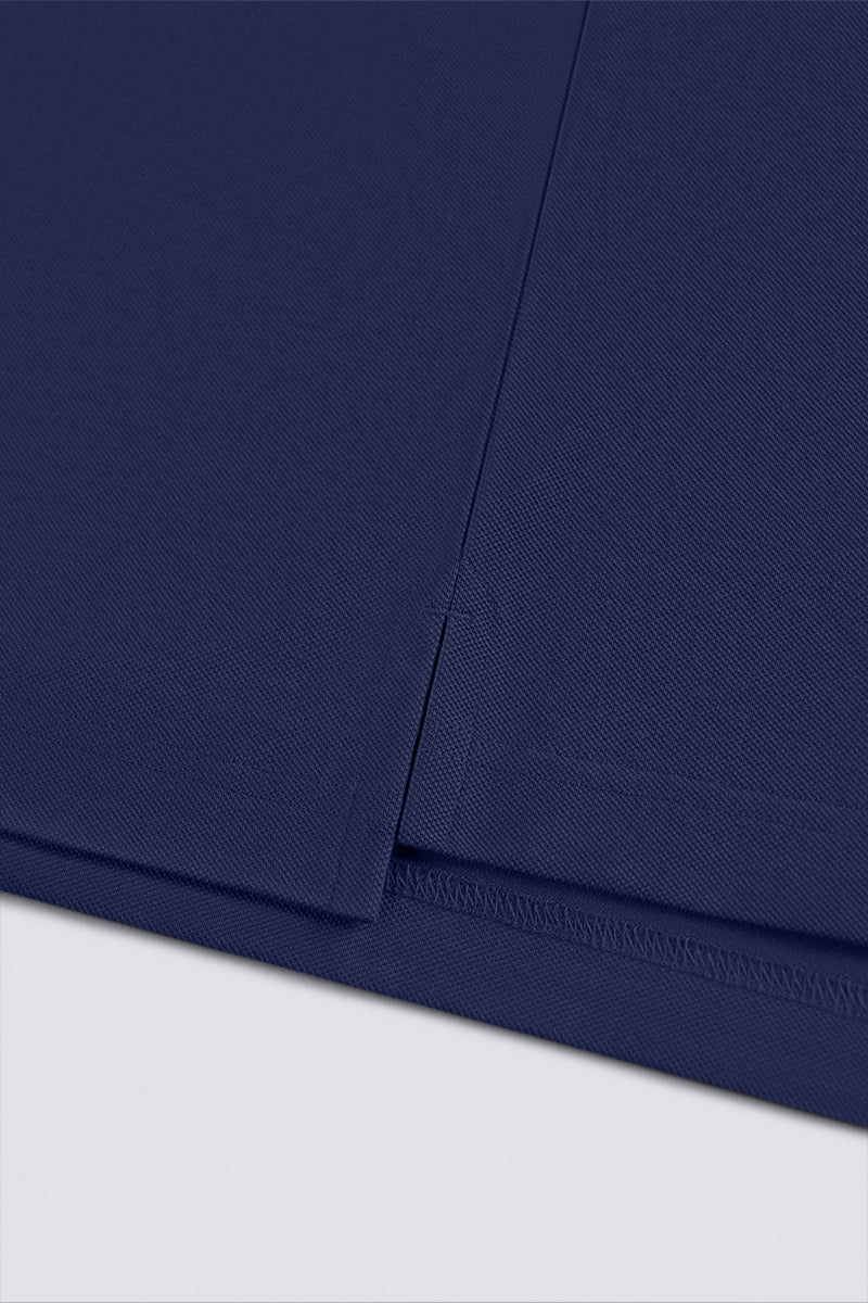 Pique Tipped Polo | Patriot Blue PT3925