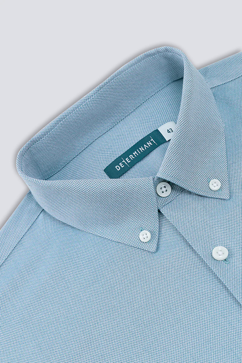 Waterless Dye Button-Down Smart Shirt | Indigo Blue 25239N Waterless Dye Button-Down Smart Shirt | Indigo Blue 25239N