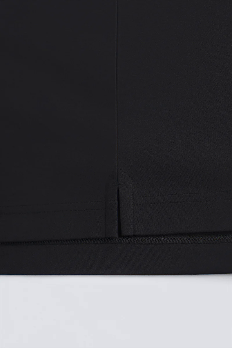 Softex Snap-Front Polo | Black BKFD01 Softex Snap-Front Polo | Black BKFD01