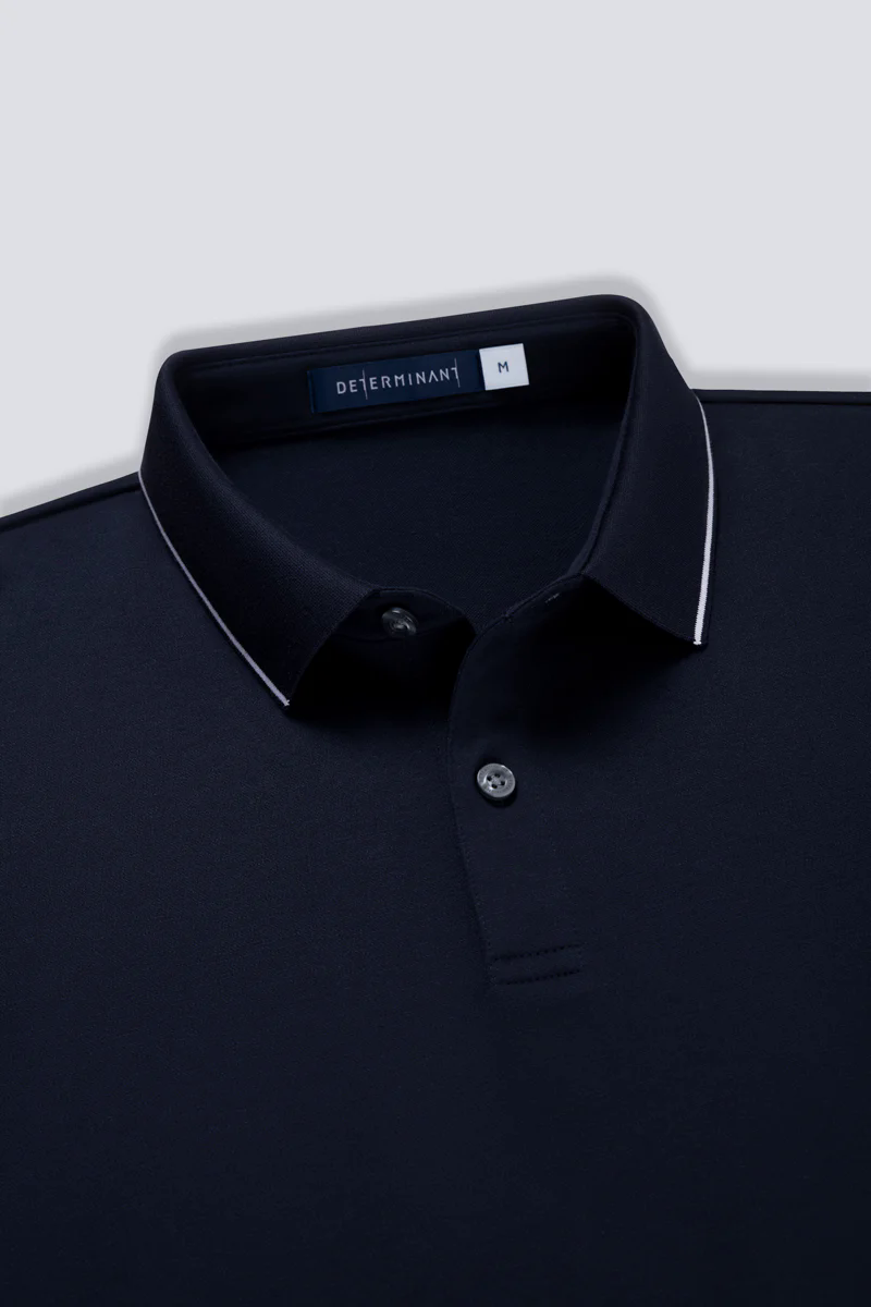 Super Soft Pique Tipped Polo | Navy NNY096 Super Soft Pique Tipped Polo | Navy NNY096