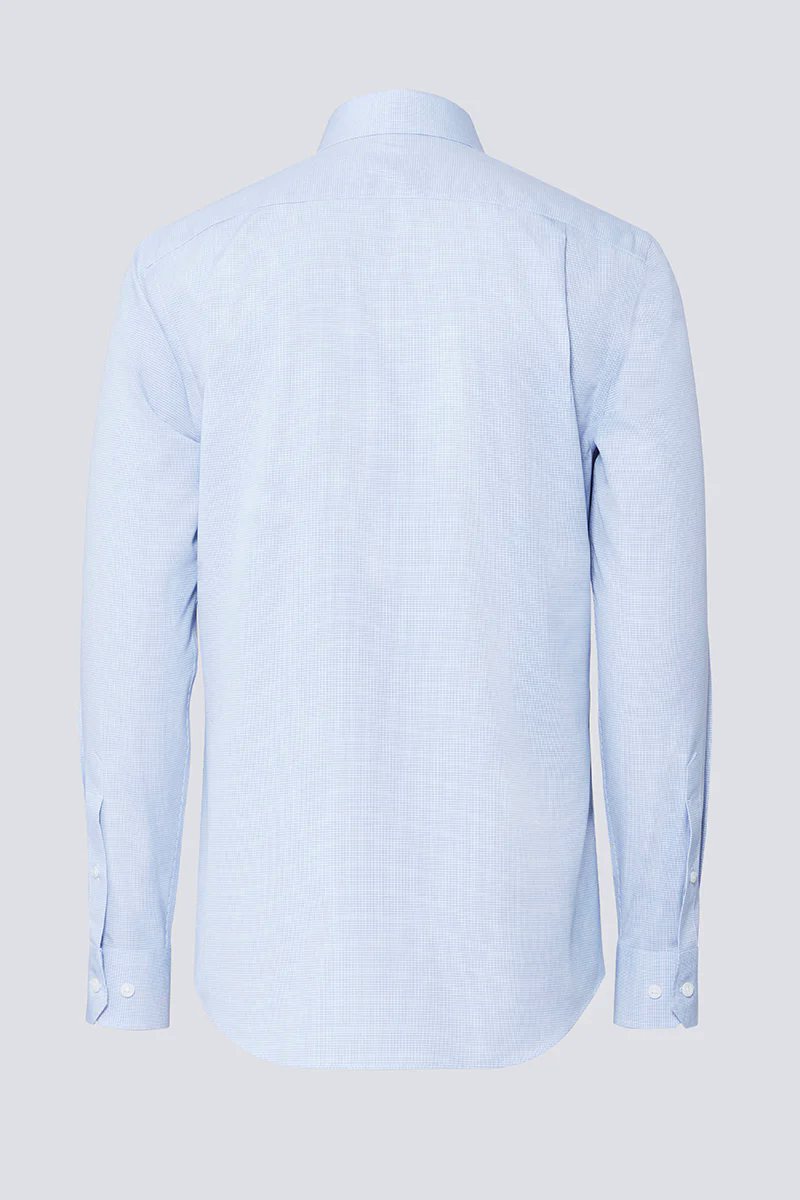 Wrinkle-Free Poplin Dress Shirt | Blue Check 16771N Wrinkle-Free Poplin Dress Shirt | Blue Check 16771N