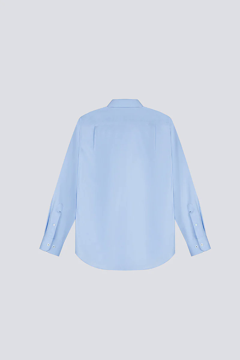 Twill Button-Down Smart Shirt | Light Blue 9773NZ Twill Button-Down Smart Shirt | Light Blue 9773NZ