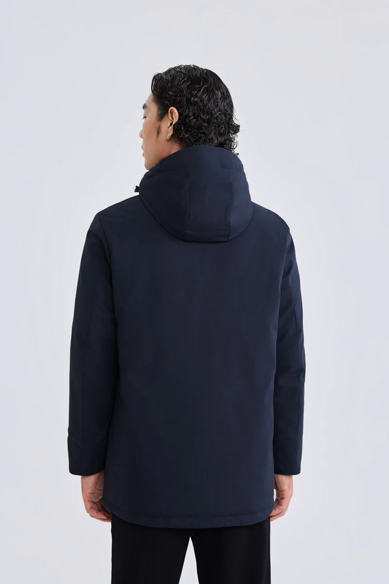 Graphene-Lined Down Parka Jacket | Ink Blue KBL000 Graphene-Lined Down Parka Jacket | Ink Blue KBL000