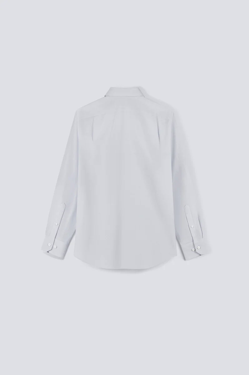CottonSTRETCH Twill Dress Shirt | Pale Grey 13141N CottonSTRETCH Twill Dress Shirt | Pale Grey 13141N