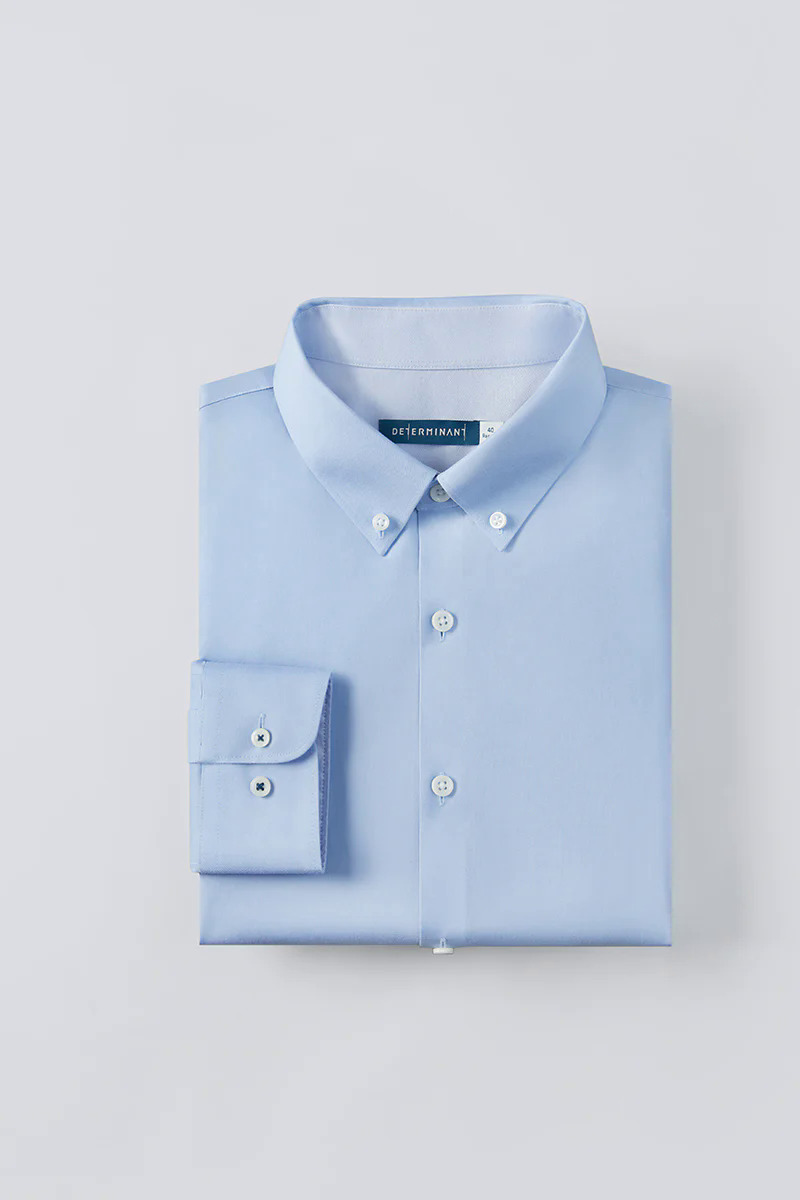 Twill Button-Down Smart Shirt | Light Blue 9773NZ Twill Button-Down Smart Shirt | Light Blue 9773NZ