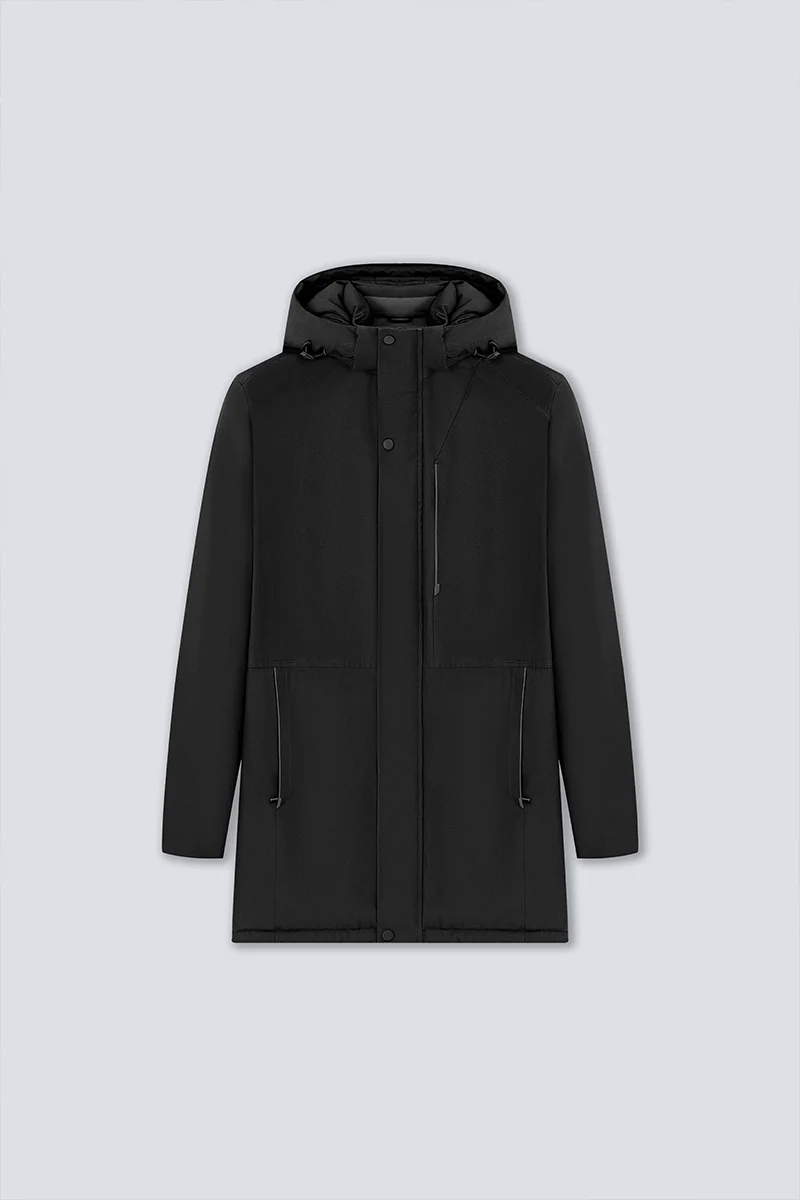 Graphene-Lined Down Parka Jacket | Black BKFD01 Graphene-Lined Down Parka Jacket | Black BKFD01