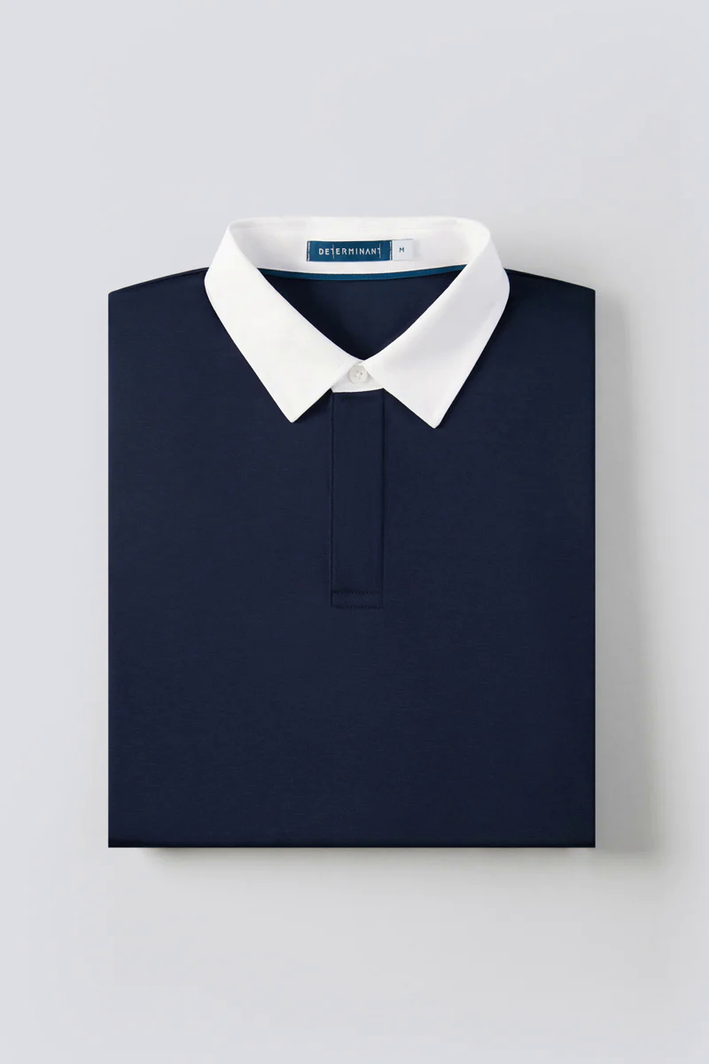 Regal Interlock Long Sleeve Rugby Shirt | Navy NNY096 Regal Interlock Long Sleeve Rugby Shirt | Navy NNY096