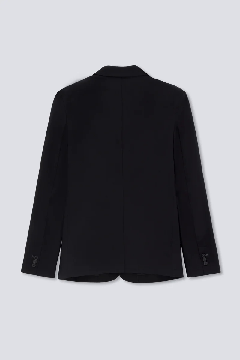 CottonSTRETCH Lightweight Knit Smart Blazer | Black BKFD01 CottonSTRETCH Lightweight Knit Smart Blazer | Black BKFD01