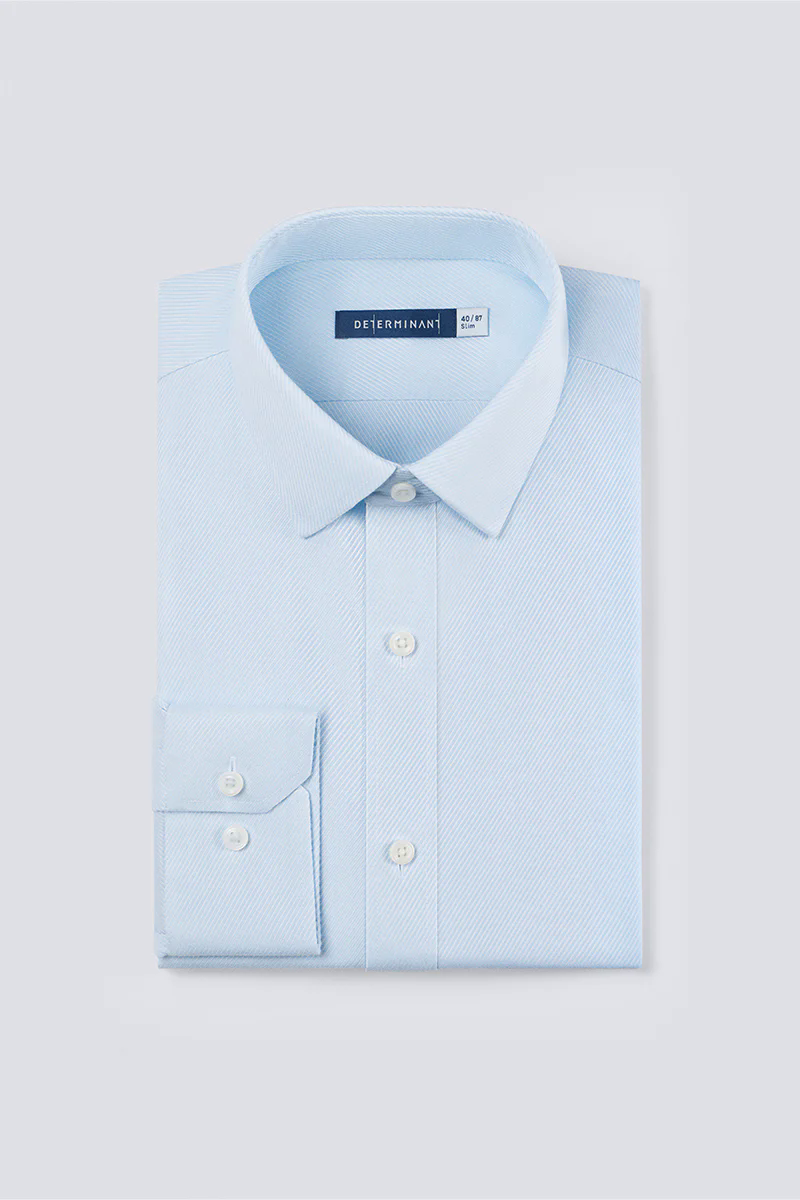 Wrinkle-Free Classic Twill Dress Shirt | Light Blue 9085NZ