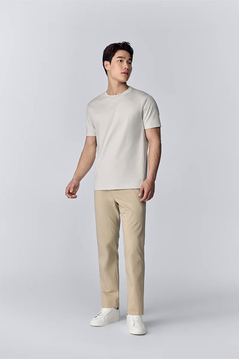 InstantCool Jersey Crew Neck T-Shirt | Light Grey GYFL01